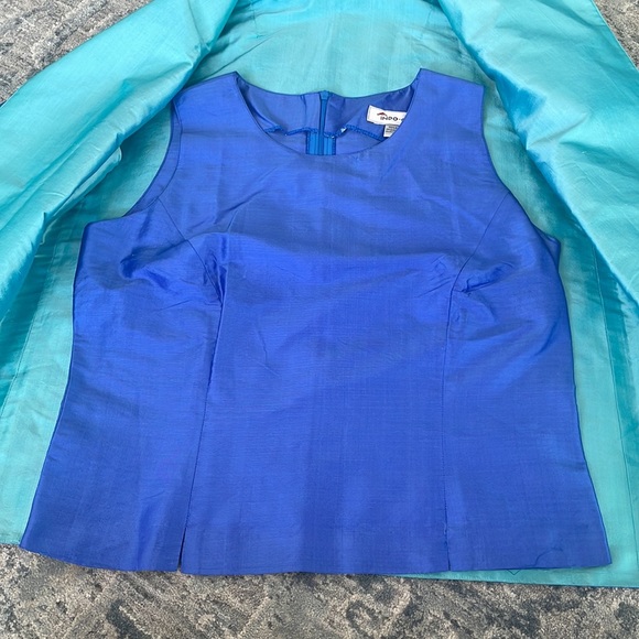 Indo-Chic Silk Dress Top & Jacket - Picture 5 of 12